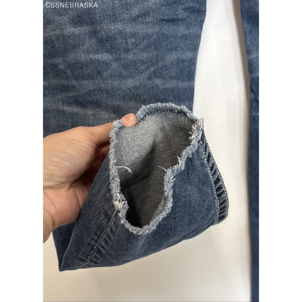 Vigoss Blue Jeans Womens Capri Heritage Fit - Size‎ S7/8 L27 - Picture 6 of 10